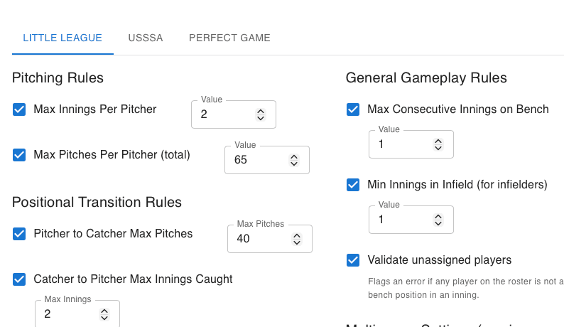 Automatic adjustments when the plan changes mid-game.