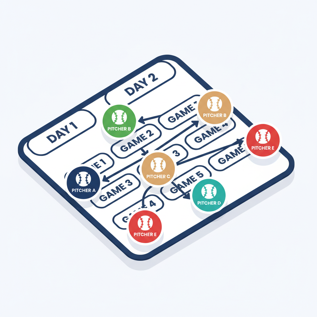 How to Plan Pitching Across a Tournament Weekend